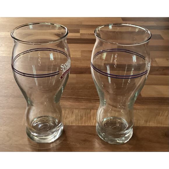 Set Of 2 Sam Adams Boston Lager Take Pride In Your Beer Pint Glasses - Picture 4 of 9